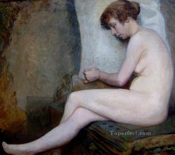 Susanne desnuda Jules Joseph Lefebvre Pinturas al óleo